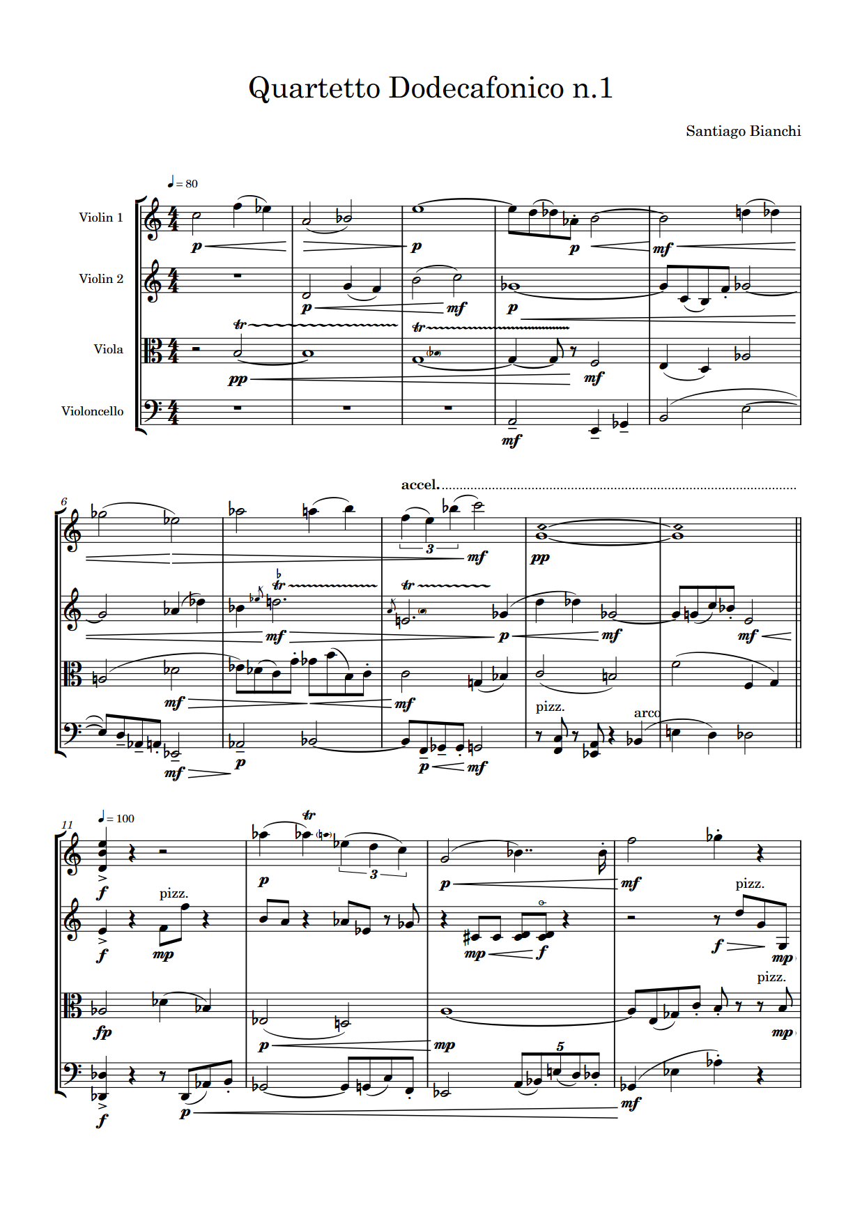 Quartetto Dodecafonico n.1-1