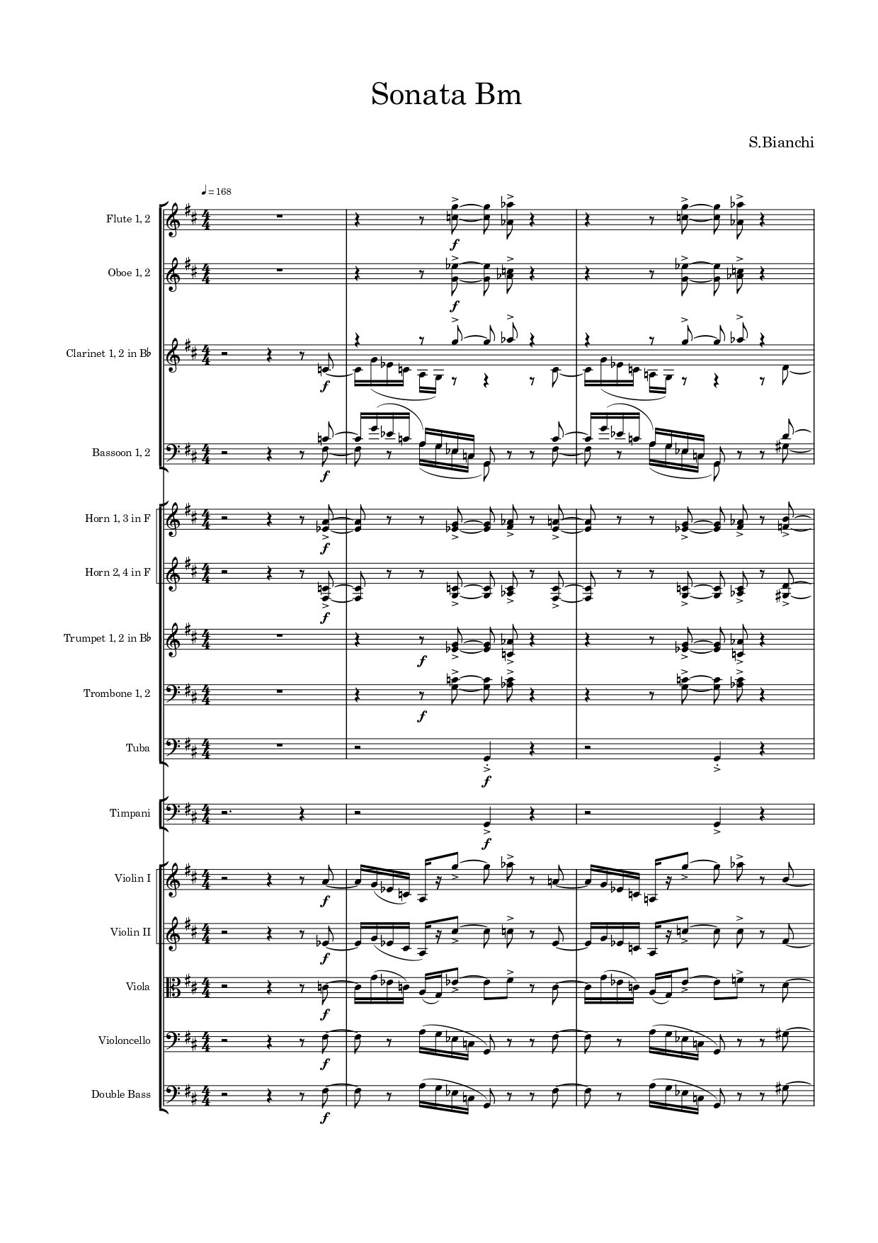 Sonata Bm Orchestration 1